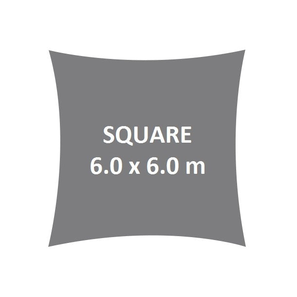Al Fresco Sail Shade ® SPECIALIZED™ Square           6.0 x 6.0 m